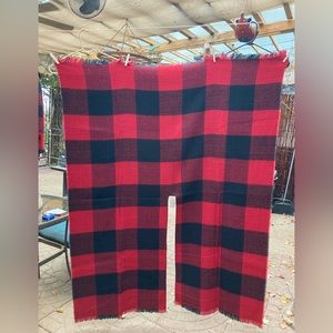 NWT - Maurices - Women’s Shaw, red & black checked, & black & white checkered.